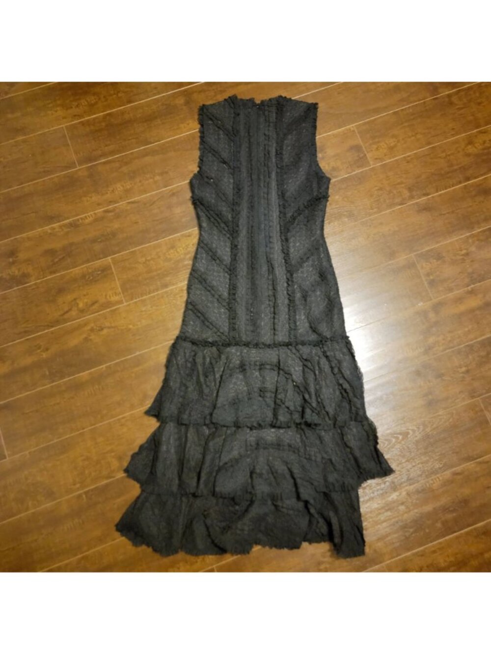 Cinq À Sept Maceio Lace Tiered Dress Formal Elegant Designer Black Tie Womens 12 - Picture 3 of 8